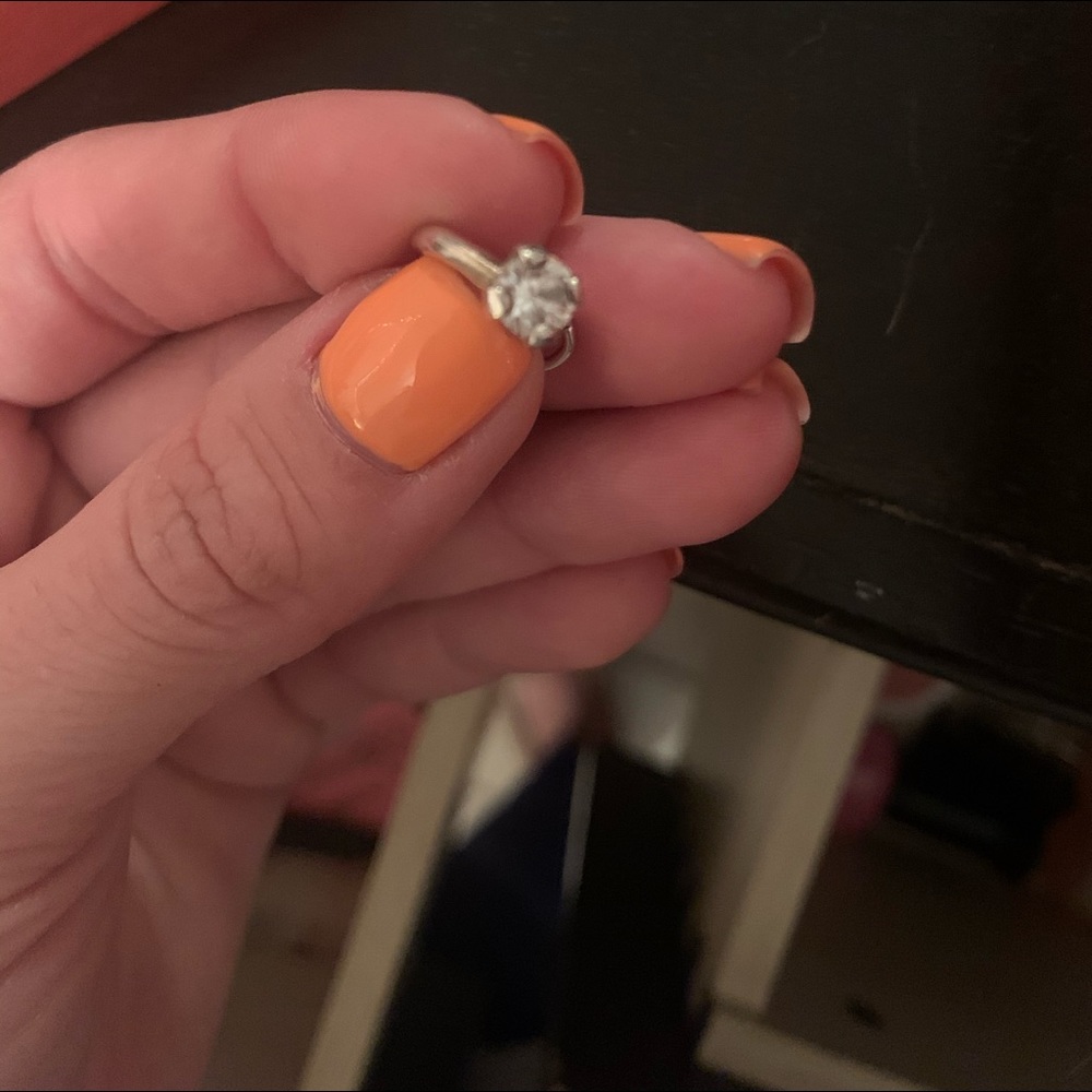Engagement ring charm